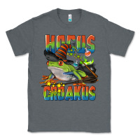 Charcoal Heather Hocus Croakus Halloween Frog Classic Tee - LillyAllenDesigns