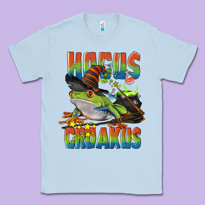 Hocus Croakus Halloween Frog Classic Tee Designed By Lillyallendesigns