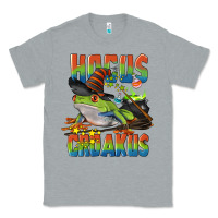 Heather Grey Hocus Croakus Halloween Frog Classic Tee - LillyAllenDesigns