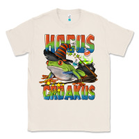 Natural Hocus Croakus Halloween Frog Classic Tee - LillyAllenDesigns