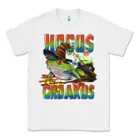 White Hocus Croakus Halloween Frog Classic Tee - LillyAllenDesigns