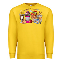 Lemon Lunch Lady Coffee Cups Premium Sweatshirt - FaDigitalArtStudio