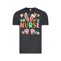 Vintage Black easter nurse bunny Vintage Tee - Artiststas