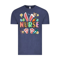 Vintage Denim easter nurse bunny Vintage Tee - Artiststas