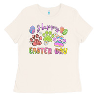 Bone happy easter day paws Ladies Tee - MaliasSmallBusiness