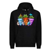 Black Basketball Easter sports carrots Premium Hoodie - OliviaCreatesArt