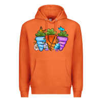Carrot Basketball Easter sports carrots Premium Hoodie - OliviaCreatesArt
