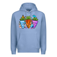 Colony Blue Basketball Easter sports carrots Premium Hoodie - OliviaCreatesArt