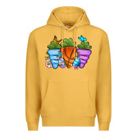 Mustard Basketball Easter sports carrots Premium Hoodie - OliviaCreatesArt