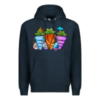 Navy Basketball Easter sports carrots Premium Hoodie - OliviaCreatesArt