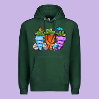 Basketball Easter Sports Carrots Premium Hoodie Designed By Oliviacreatesart
