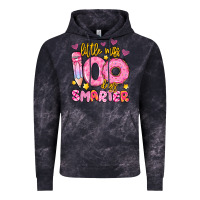 Cloud Black little miss 100 days smarter Vintage Hoodie - Artiststas