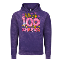 Cloud Purple little miss 100 days smarter Vintage Hoodie - Artiststas