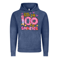 Vintage Denim little miss 100 days smarter Vintage Hoodie - Artiststas