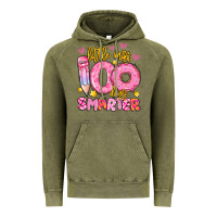 Vintage Olive little miss 100 days smarter Vintage Hoodie - Artiststas