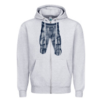 Heather Grey football padded pant fa element Zipper Hoodie - FaDigitalArtStudio