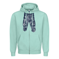 Seafoam football padded pant fa element Zipper Hoodie - FaDigitalArtStudio