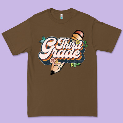 Third Grade Premium Tee Designed By Jahusdesignshop
