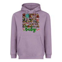Lavender santa santa santa baby Heavyweight Hoodie - FaDigitalArtStudio