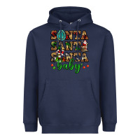 Navy santa santa santa baby Heavyweight Hoodie - FaDigitalArtStudio
