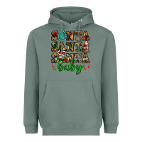 Sage santa santa santa baby Heavyweight Hoodie - FaDigitalArtStudio