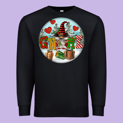 Christmas Gnome Premium Sweatshirt Designed By Fadigitalartstudio
