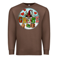 Chestnut Christmas Gnome Premium Sweatshirt - FaDigitalArtStudio