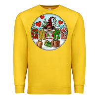 Lemon Christmas Gnome Premium Sweatshirt - FaDigitalArtStudio