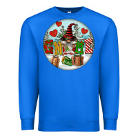 True Royal Christmas Gnome Premium Sweatshirt - FaDigitalArtStudio