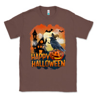 Chestnut Happy Halloween With Crow Classic Tee - LillyAllenDesigns