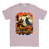Lilac Happy Halloween With Crow Classic Tee - LillyAllenDesigns