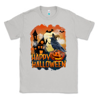 Moon Dust Happy Halloween With Crow Classic Tee - LillyAllenDesigns