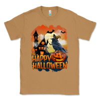 Toasted Coconut Happy Halloween With Crow Classic Tee - LillyAllenDesigns