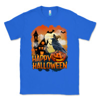 True Royal Happy Halloween With Crow Classic Tee - LillyAllenDesigns