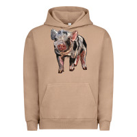 Pigment Burro Baby Spotted Pig Urban Hoodie - LillyAllenDesigns