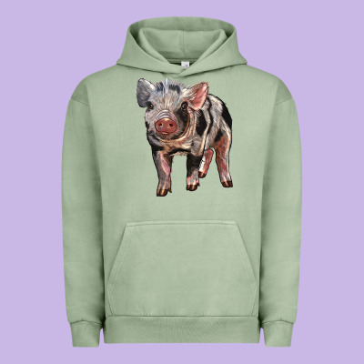 Baby Spotted Pig Urban Hoodie Designed By Lillyallendesigns