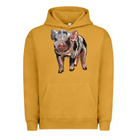 Pigment Peanut Butter Baby Spotted Pig Urban Hoodie - LillyAllenDesigns