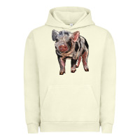 Pigment Pistachio Baby Spotted Pig Urban Hoodie - LillyAllenDesigns
