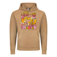 Little Miss 100 Days Smarter Vintage Hoodie | Teevron