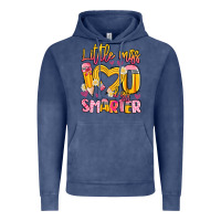 Vintage Denim little miss 100 days smarter Vintage Hoodie - Artiststas