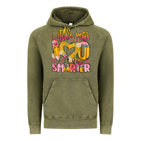 Vintage Olive little miss 100 days smarter Vintage Hoodie - Artiststas