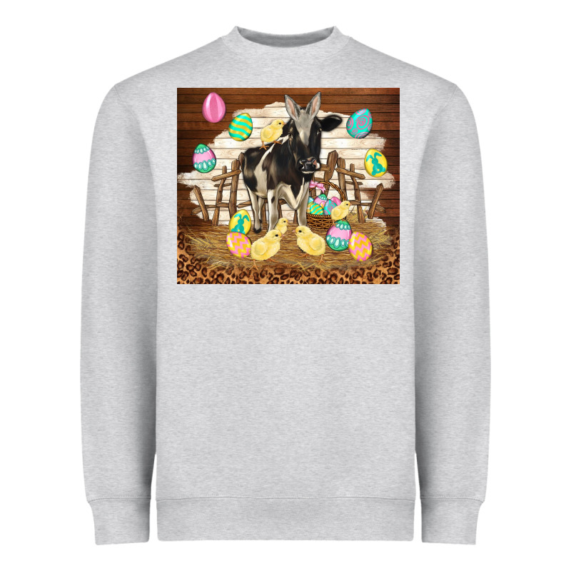 Cow And Chick Easter Heavyweight Sweatshirt by TumblerDesignByShophia | Teevron