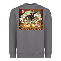 Storm cow and chick easter Heavyweight Sweatshirt - TumblerDesignByShophia