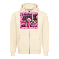 Sandshell i'm dreaming of a pink christmas Zipper Hoodie - FaDigitalArtStudio