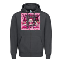 Smoke i'm dreaming of a pink christmas Zipper Hoodie - FaDigitalArtStudio