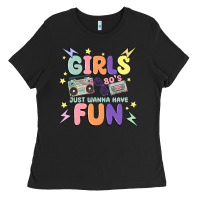 Black girls just wanna have fun Ladies Tee - MaliasSmallBusiness
