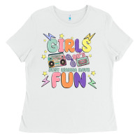 White girls just wanna have fun Ladies Tee - MaliasSmallBusiness