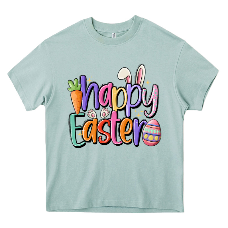 Happy Easter Heavy Core Tee by MaliasSmallBusiness | Teevron