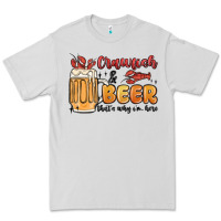 Dove Grey crawfish and beer that's why i'm here Premium Tee - MaliasSmallBusiness