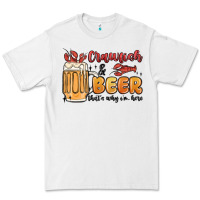 White crawfish and beer that's why i'm here Premium Tee - MaliasSmallBusiness
